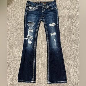 Rock Revival Jovie Boot Midnight Blue Jeans